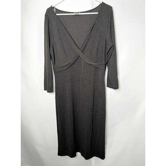 Ann Taylor Long Sleeve V-neck Dress - Picture 1 of 3